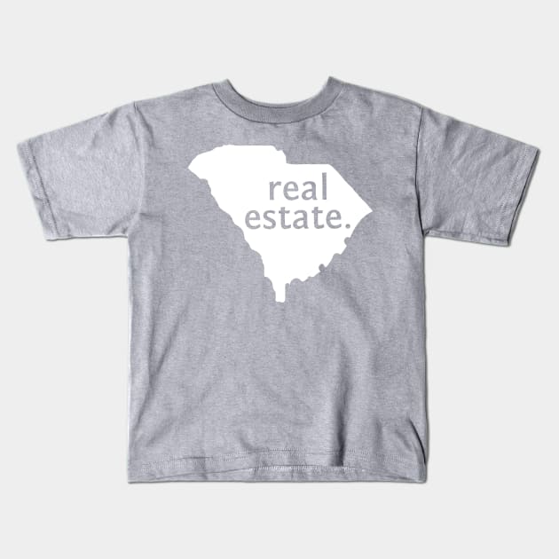 South Carolina State Real Estate T-Shirt Kids T-Shirt by Proven By Ruben